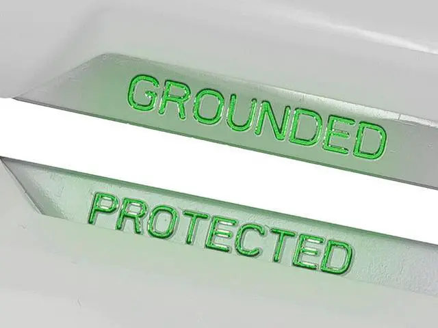 Alt view image 12 of 14 - Monoprice 12 Outlet Power Surge Protector with 2 Built-In USB Charger Ports - 4320 Joules, 6ft Cord