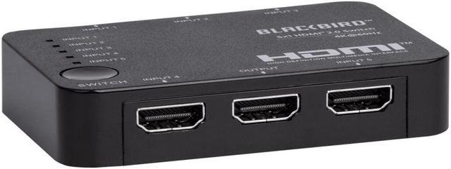 Monoprice Blackbird 4K 5x1 HDMI 2.0 Switch HDR 18G HDCP 2.2 4K@60Hz