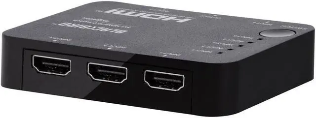 Alt view image 4 of 6 - Monoprice Blackbird 4K 5x1 HDMI 2.0 Switch, HDR, HDR10, 18G, HDCP 2.2, Dolby Vision, 4K@60Hz, Hybrid Log-Gamma, 5 Inputs 1 Output, With IR Controler