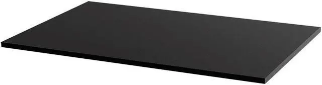 Alt view image 6 of 7 - Monoprice Table Top for Sit-Stand Height Adjustable Desk Frame, 4ft, Black, Enough Room for PC or Laptop, Monitors, Keyboard - Workstream Collection