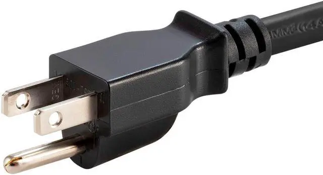 Alt view image 5 of 6 - Monoprice Extension Cord - 50 Feet - Black | Outdoor NEMA 5-15P to NEMA 5-15R, 14AWG, 15A, 125V, 3-Prong, For Powering Computers, Monitors, and Network Devices