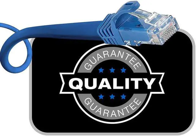Alt view image 4 of 8 - Monoprice Cat6 Ethernet Patch Cable - 7 Feet - Blue (12-Pack) Snagless RJ45, 550MHz, UTP, Pure Bare Copper Wire, 24AWG - FLEXboot Series