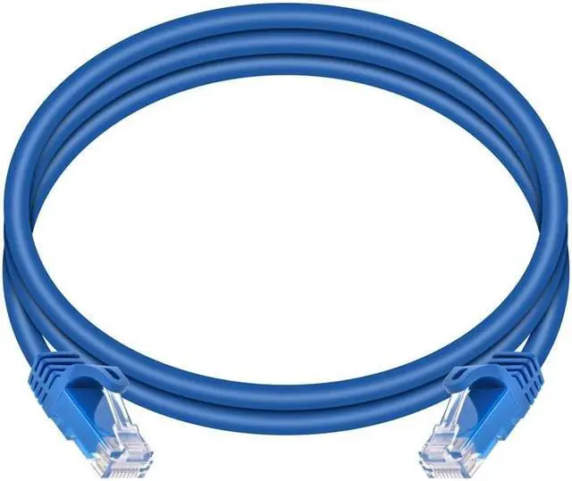 Alt view image 4 of 6 - Monoprice Cat6 Ethernet Patch Cable - 5 Feet - Blue (12-Pack) Snagless RJ45, 550MHz, UTP, Pure Bare Copper Wire, 24AWG - FLEXboot Series