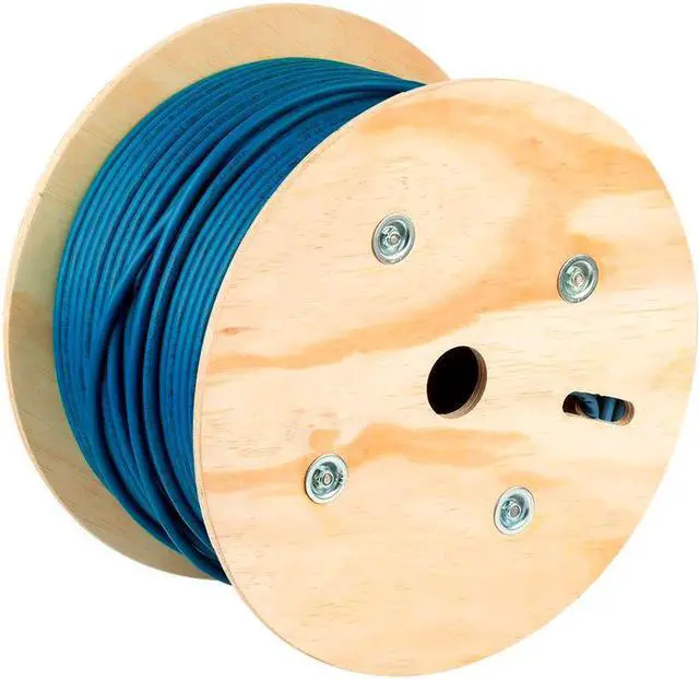 Alt view image 6 of 20 - Monoprice Cat8 Network Cable - 250 Feet Bulk - Blue | 2GHz, S/FTP Shielded, Solid, 22AWG, 40G, Bare Copper, For Ethernet Switch, Modem, Router - Entegrade Series