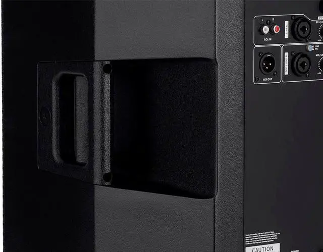 Alt view image 5 of 6 - Stage Right by Monoprice SRD212 1200W 12-inch Powered Speaker with Class D Amp, DSP, and Bluetooth Streaming