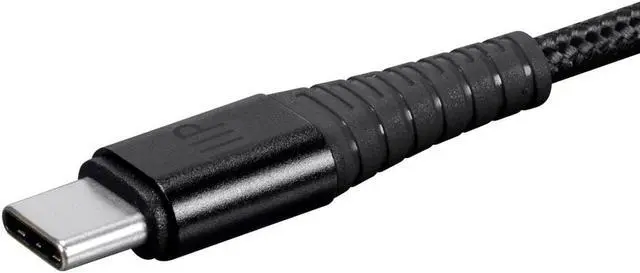 Alt view image 4 of 6 - Monoprice Nylon Braided USB C to USB A 2.0 Cable - 3 Pack (1.5ft, 3ft, 6ft) - Black | Type C, Durable, Fast Charge for Samsung Galaxy S10/ Note 8, LG V20 and - AtlasFlex Series