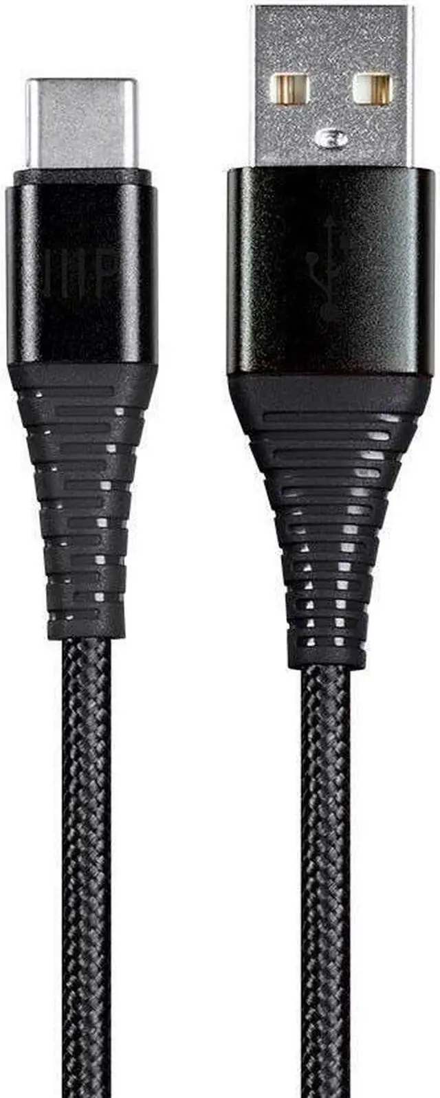 Main image of Monoprice Nylon Braided USB C to USB A 2.0 Cable - 3 Pack (1.5ft, 3ft, 6ft) - Black | Type C, Durable, Fast Charge for Samsung Galaxy S10/ Note 8, LG V20 and - AtlasFlex Series