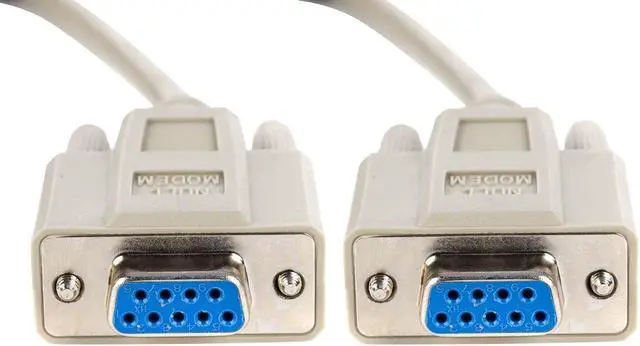 Alt view image 3 of 10 - Monoprice 10ft Molded DB9 Female/Female Serial Cable
