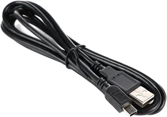 Alt view image 6 of 9 - Monoprice USB A to Mini-B 2.0 Cable - 6 Feet - Black | 5-Pin 8/28AWG