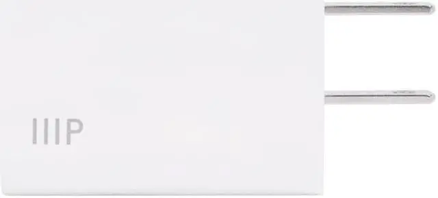 Alt view image 2 of 6 - Monoprice 20W USB-C Fast Wall Charger | Compatible with iPhones, iPad mini, Samsung Galaxy S, AirPods, Nintendo Switch, Smart Watches