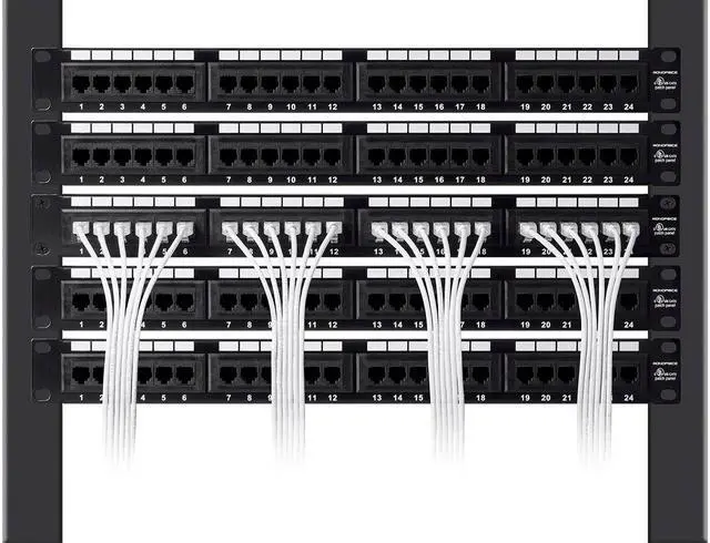 Alt view image 7 of 9 - Monoprice Cat6 Ethernet Patch Cable - 0.5 Feet - White | Network Internet Cord - Snagless RJ45 Stranded 550MHz UTP CMR Riser Rated Pure Bare Copper Wire 28AWG - SlimRun Series