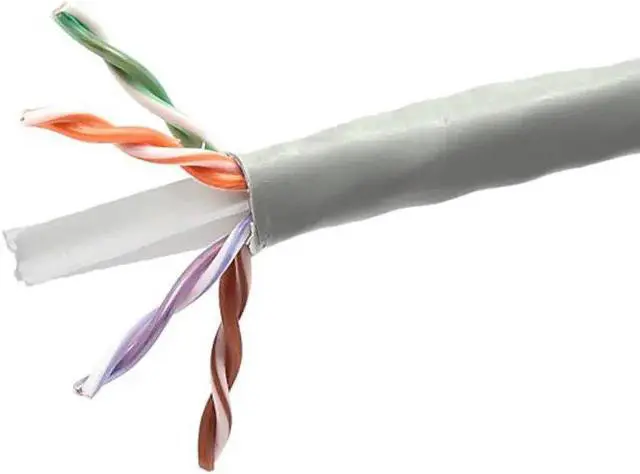 Main image of Monoprice Cat6 Ethernet Bulk Cable - 1000 Feet - Gray | Network Internet Cord - Solid, 550Mhz, UTP, CMP, Plenum, Pure Bare Copper Wire, 23AWG, No Logo