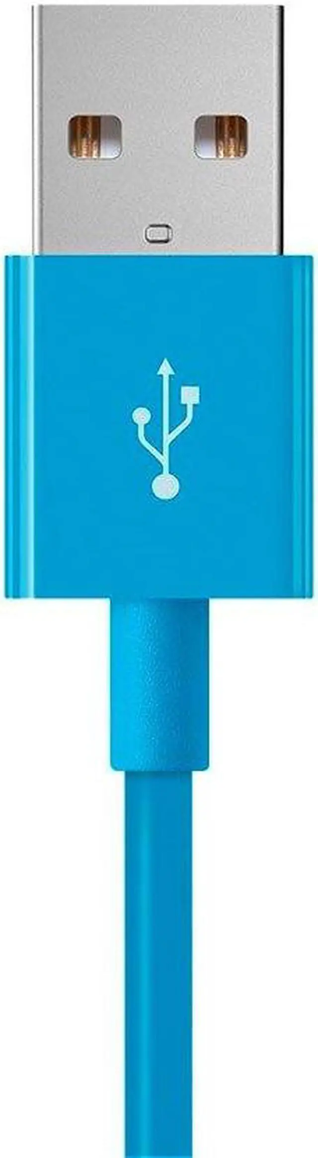 Alt view image 3 of 6 - Monoprice USB Type-A to Micro Type-B Cable - 3 Feet - Purple | 2.4A, 22/30AWG - Select Series