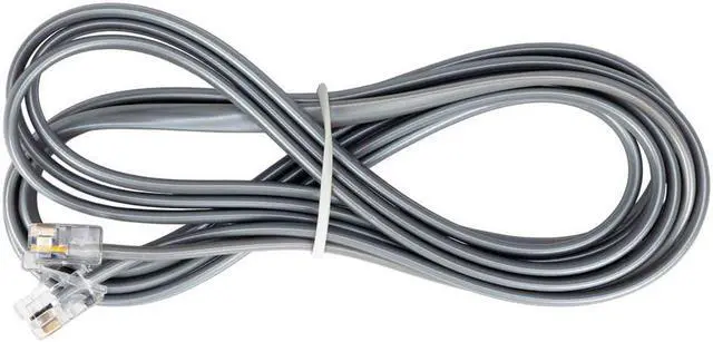 Alt view image 4 of 9 - Monoprice Landline Telephone Cable - 7 Feet - RJ11(6P4C) Straight for Data
