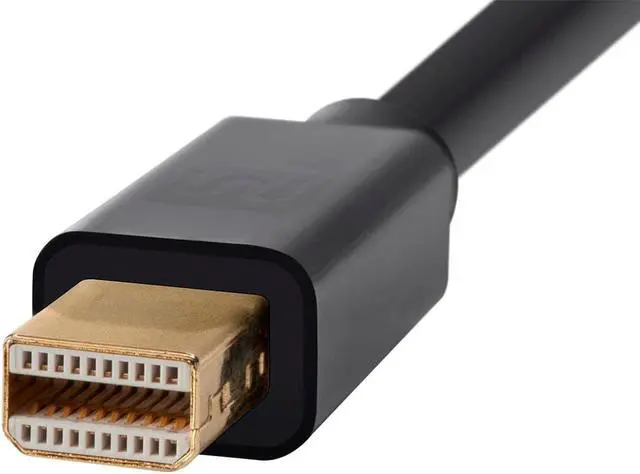 Alt view image 7 of 8 - Monoprice Mini DisplayPort 1.2 to DisplayPort Cable - 1.5 Feet - Black | 4K Capable, Supports 3D Video - Select Series