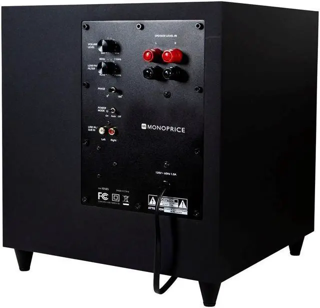 Alt view image 3 of 20 - Monoprice Premium 5.1-Channel Home Theater System with Subwoofer