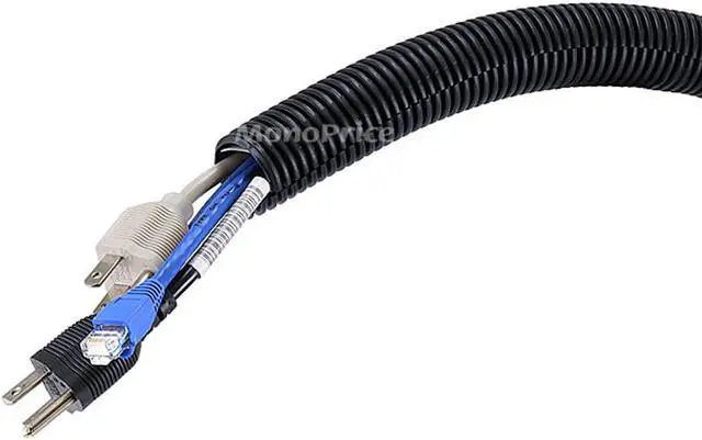 Alt view image 2 of 14 - Monoprice Wire Flexible Tubing - 1 Inch x 10 Feet Ideal For home or Office Electrical Equipment