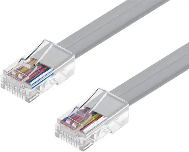 Alt view image 2 of 6 - Monoprice Phone cable, RJ-45 (8P8C), Reverse - 7ft for Voice