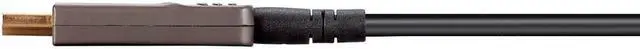 Alt view image 4 of 13 - Monoprice Ultra High Speed HDMI Cable - 100 Feet - Black, 8K@120Hz, Dynamic HDR, 48Gbps, Fiber Optic, eARC, AOC, YCbCr 4:4:4 - SlimRun AV Series