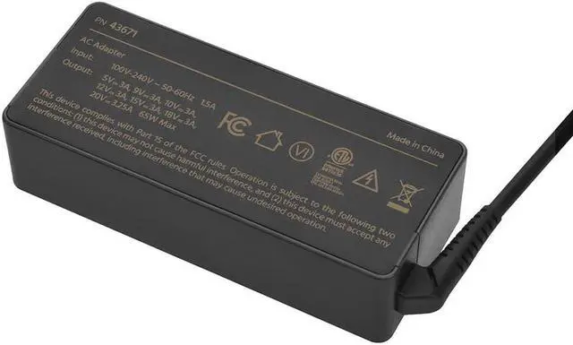 Alt view image 2 of 7 - Monoprice 65W Universal USB-C Laptop Charger