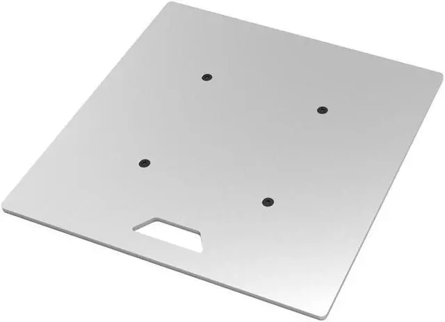 Alt view image 3 of 6 - Monoprice 24in x 24in Steel Base Plate for 12in Spigoted Truss, Compatible With The Standard Size Systems, For DJ, Clubs, Stage Lighting, Concert - Stage Right Series