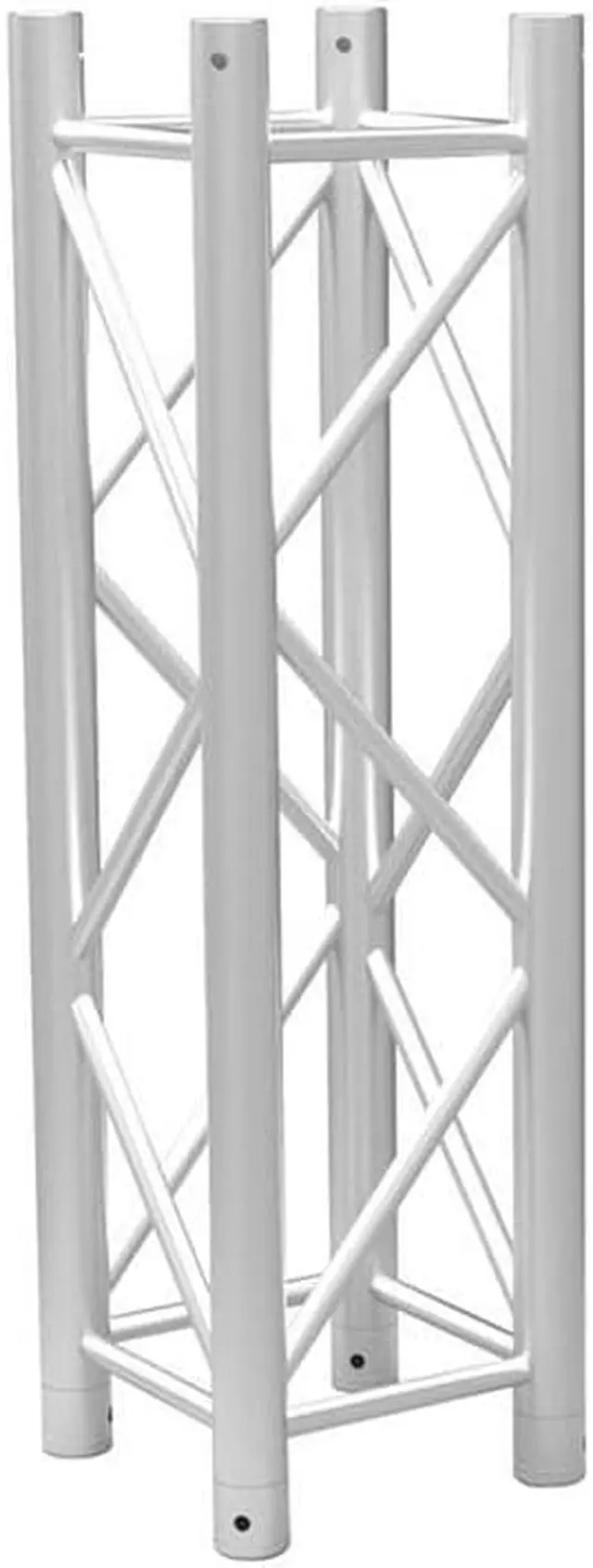 Main image of Monoprice 12in x 12in Heavy-duty 2in Spigoted Truss 1m (3.28ft) Boltfree, with Hardware, Compatible With The Standard Size Systems, For DJ, Clubs, Stage Lighting, Concert - Stage Right Series