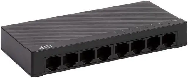 Main image of Monoprice 8Port Fast Ethernet Unmanaged Network Switch | 10/100Mbps, Compact, Desktop or Wall Mount, Plug and Play, For Network Enabled Devices, Such As Computers, Laptops, Smart TVs