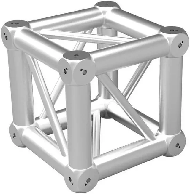 Main image of Monoprice 6-way Truss Corner for 12in Spigoted Truss, Compatible With The Standard Size Systems, For DJ, Clubs, Stage Lighting, Concert - Stage Right Series