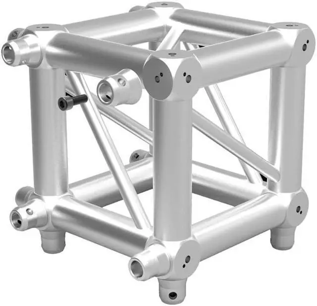 Alt view image 3 of 5 - Monoprice 6-way Truss Corner for 12in Spigoted Truss, Compatible With The Standard Size Systems, For DJ, Clubs, Stage Lighting, Concert - Stage Right Series