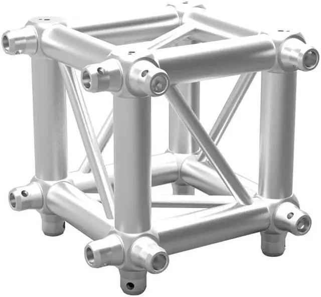 Alt view image 4 of 5 - Monoprice 6-way Truss Corner for 12in Spigoted Truss, Compatible With The Standard Size Systems, For DJ, Clubs, Stage Lighting, Concert - Stage Right Series