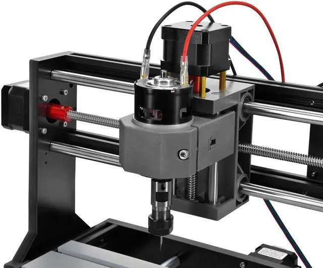 Alt view image 5 of 6 - Monoprice Benchtop CNC Router Kit, 3 Axis Engraving and Milling, Engrave or Mill Raw Materials Such As Soft Metals, Wood, Plastic, Acrylic, PVC and PCB to Create Crafted Products