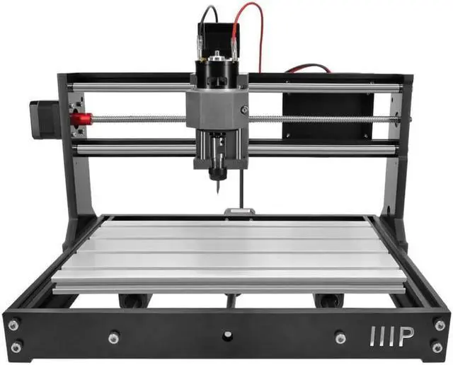 Alt view image 2 of 6 - Monoprice Benchtop CNC Router Kit, 3 Axis Engraving and Milling, Engrave or Mill Raw Materials Such As Soft Metals, Wood, Plastic, Acrylic, PVC and PCB to Create Crafted Products