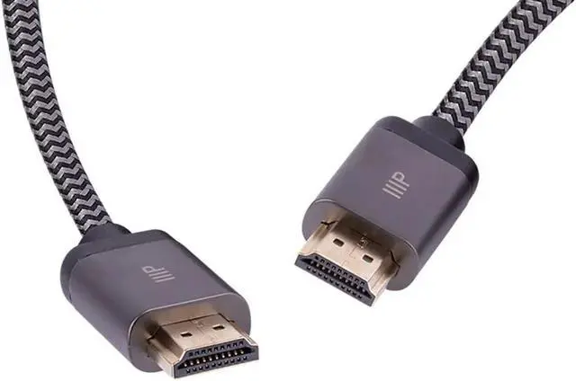 Alt view image 3 of 7 - Monoprice 8K Certified Braided Ultra High Speed HDMI Cable - 25 Feet - Black | HDMI 2.1, 8K@60Hz, 48Gbps, CL2 In-Wall Rated, 24AWG, Compatible with PS 5, PlayStation 5 Digital Edition, Xbox X, Xbox S