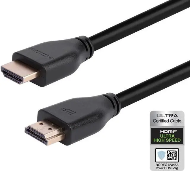 Alt view image 2 of 6 - Monoprice 8K Certified Ultra High Speed HDMI Cable - 25 Feet - Black | HDMI 2.1, 8K@60Hz, 48Gbps, CL2 In-Wall Rated, 24AWG, For Gaming Consoles, PS 5, PlayStation 5 Digital Edition, Xbox X, and Xbox S