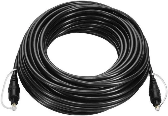 Alt view image 9 of 9 - Monoprice S/PDIF (Toslink) Digital Optical Audio Cable - 40 Feet | Gold Plated Ferrule, Molded Strain Relief