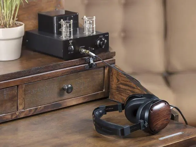 Alt view image 6 of 6 - Monoprice Monolith M565C Over Ear Planar Magnetic Headphones - Black/Wood With 106mm Driver, Closed Back Design, Comfort Ear Pads For Studio/Professional