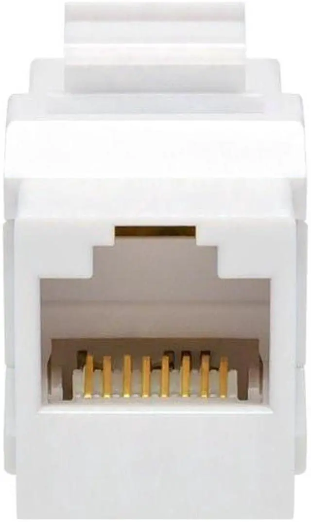 Alt view image 6 of 7 - Monoprice Cat6A UTP Keystone In-Line Coupler RJ45-RJ45