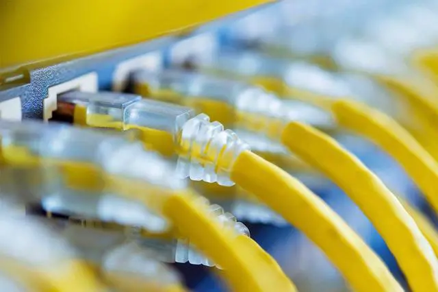 Alt view image 7 of 7 - Monoprice Cat6 Ethernet Patch Cable - 7 feet - Yellow | Snagless RJ45 Stranded 550MHz UTP CMR Riser Rated Pure Bare Copper Wire 28AWG - SlimRun Series