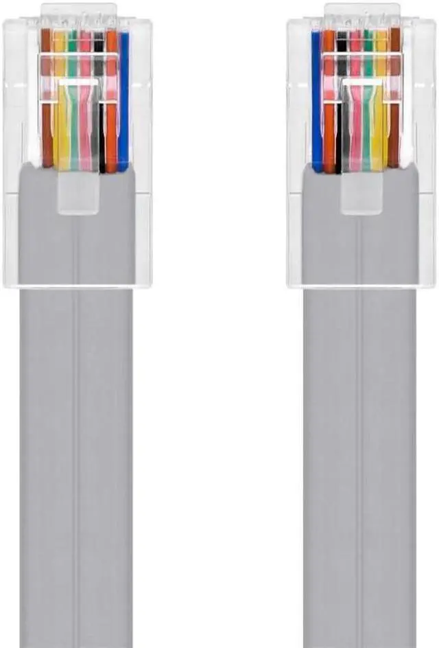Alt view image 4 of 6 - Monoprice Phone cable, RJ-45 (8P8C), Reverse - 7ft for Voice
