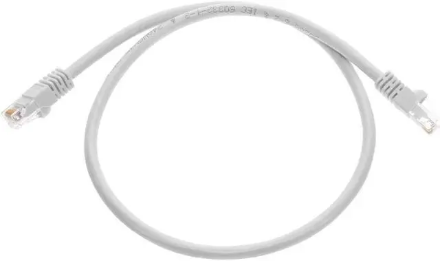 Alt view image 8 of 13 - Monoprice Cat6 Ethernet Patch Cable - Network Internet Cord - RJ45, Stranded, 550Mhz, UTP, Pure Bare Copper Wire, 24AWG, 2ft, White