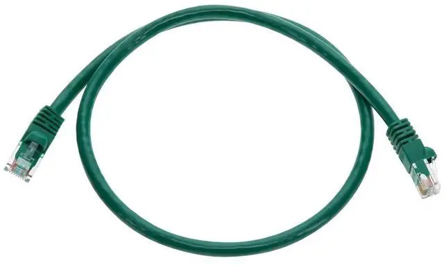 Alt view image 8 of 10 - Monoprice Cat6 Ethernet Patch Cable - 3 Feet - Green | Network Internet Cord - RJ45, Stranded, 550Mhz, UTP, Pure Bare Copper Wire, 24AWG