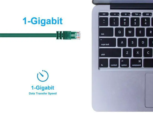 Alt view image 9 of 10 - Monoprice Cat6 Ethernet Patch Cable - 3 Feet - Green | Network Internet Cord - RJ45, Stranded, 550Mhz, UTP, Pure Bare Copper Wire, 24AWG