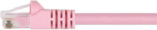 Alt view image 2 of 6 - Monoprice Cat6 Ethernet Patch Cable - 5 Feet - Pink, Snagless RJ45, Stranded, 550Mhz, UTP, Pure Bare Copper Wire, 24AWG