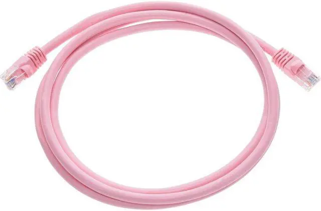 Alt view image 4 of 6 - Monoprice Cat6 Ethernet Patch Cable - 5 Feet - Pink, Snagless RJ45, Stranded, 550Mhz, UTP, Pure Bare Copper Wire, 24AWG