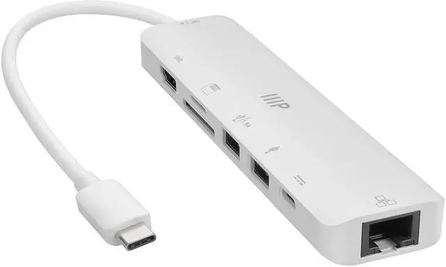 Alt view image 2 of 6 - MONOPRICE 7-IN-1 USB-C MULTIPORT 4K HDMI ADAPTER