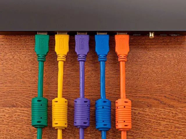 Alt view image 8 of 8 - Monoprice HDMI Cable - 6 Feet - Black (5 Pack) Certified Premium, High Speed, 4K@60Hz, HDR, 18Gbps, 34AWG, YUV 4:4:4, Compatible with UHD TV and More - Ultra Slim Series