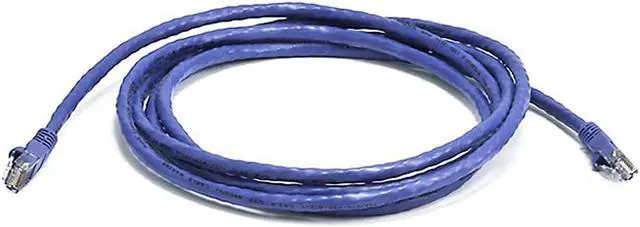 Alt view image 7 of 9 - Monoprice Cat6 Ethernet Patch Cable - Network Internet Cord - RJ45, Stranded, 550Mhz, UTP, Pure Bare Copper Wire, 24AWG, 7ft, Purple