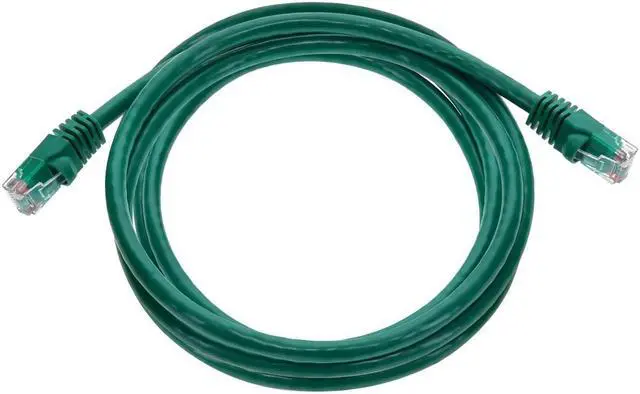 Alt view image 12 of 20 - Monoprice Cat6 Ethernet Patch Cable - 7 Feet - Green | Network Internet Cord - RJ45, Stranded, 550Mhz, UTP, Pure Bare Copper Wire, 24AWG