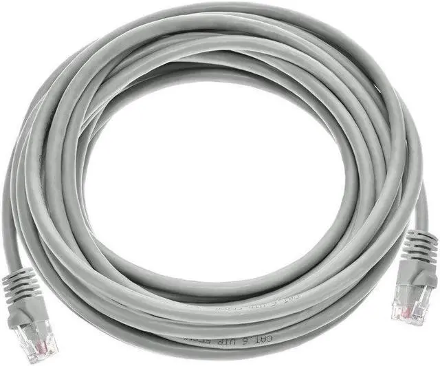 Alt view image 7 of 9 - Monoprice Cat6 Ethernet Patch Cable - 25 Feet - Gray | Network Internet Cord - RJ45, Stranded, 550Mhz, UTP, Pure Bare Copper Wire, 24AWG
