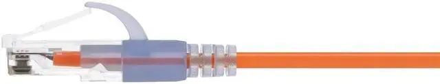 Alt view image 6 of 14 - Monoprice Cat6A Ethernet Patch Cable - 10 Feet - Orange (10 Pack) Snagless RJ45 550Mhz UTP Pure Bare Copper Wire 10G 30AWG - SlimRun Series